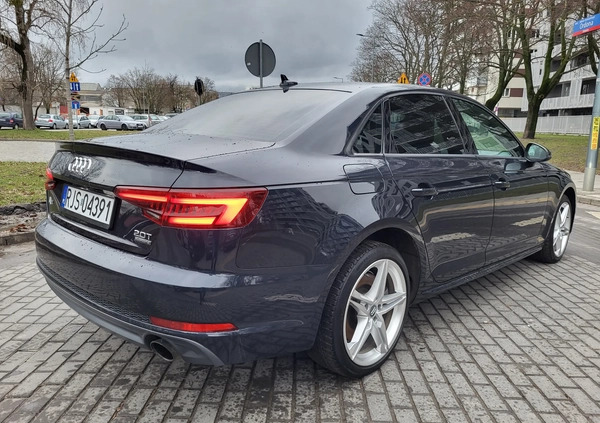 Audi A4 cena 99900 przebieg: 69731, rok produkcji 2018 z Warszawa małe 631